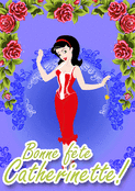 C&eacute;l&eacute;bration florale pour Catherinette